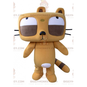 Costume de mascotte BIGGYMONKEY™ de castor orange et marron