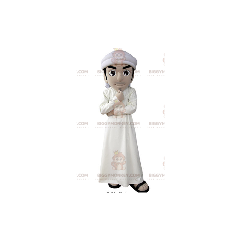 Costume da mascotte uomo orientale Tuareg Sultan BIGGYMONKEY™ -