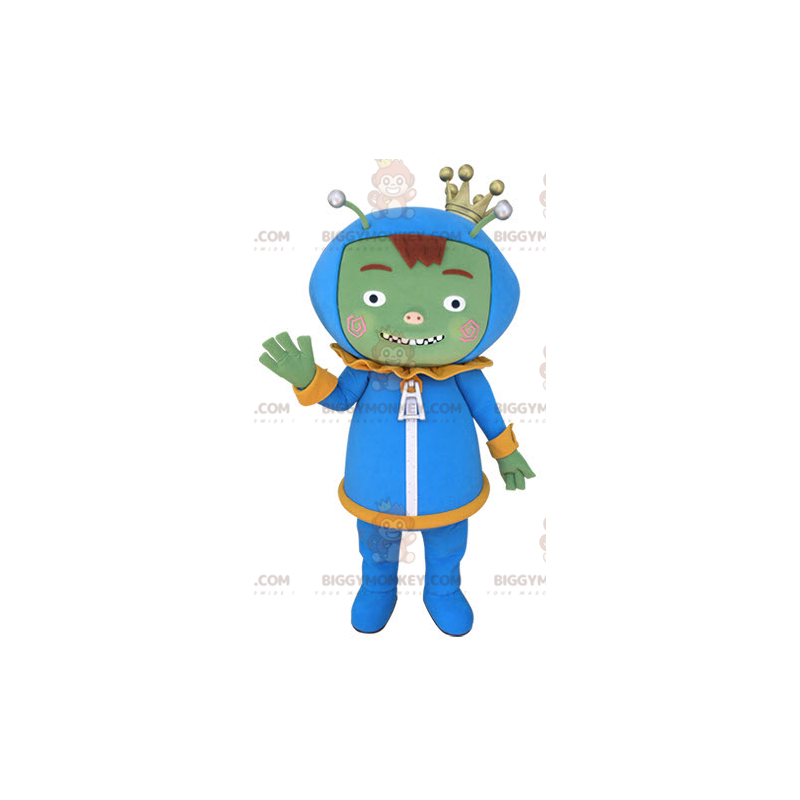 Costume da mascotte Alien Alien Green Monster BIGGYMONKEY™ -