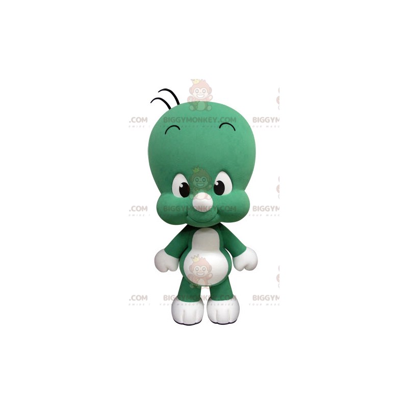 Leuke en grappige kleine groene en witte man BIGGYMONKEY™