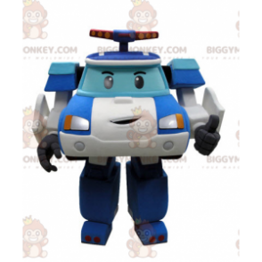 Kostým maskota Transformers Policejní auto BIGGYMONKEY™ –