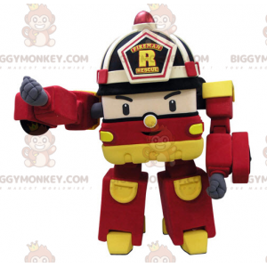 Costume mascotte camion dei pompieri Transformers BIGGYMONKEY™