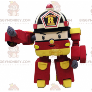 BIGGYMONKEY™ Transformers Fire Truck Mascot Costume –