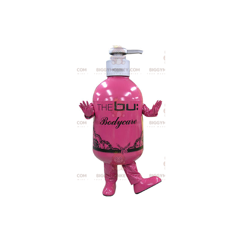 Costume de mascotte BIGGYMONKEY™ de flacon de savon. Costume de