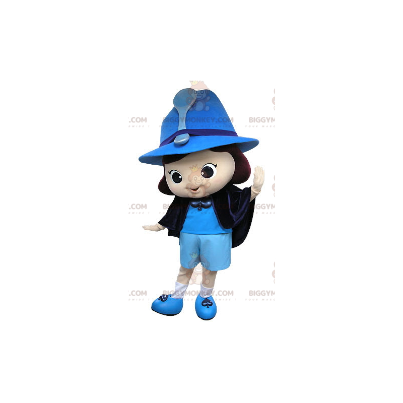 Kostým maskota Blue Witch Fairy Girl BIGGYMONKEY™ –