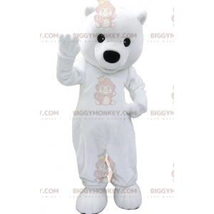 Costume da mascotte BIGGYMONKEY™ con orsetto polare bianco -