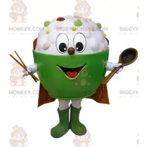 Bowl with Cereal and Milk BIGGYMONKEY™ Mascot Costume -