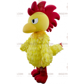 Costume da mascotte BIGGYMONKEY™ Gallo giallo e rosso