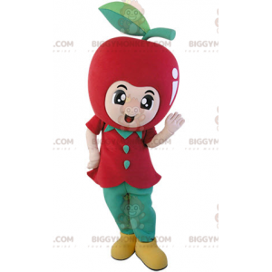 Traje de mascote gigante de maçã vermelha BIGGYMONKEY™.
