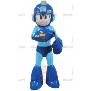 Futurystyczny kostium maskotki BIGGYMONKEY™ ubrany na niebiesko