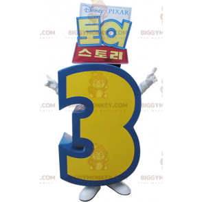 Toy Story 3 BIGGYMONKEY™ Maskottchenkostüm Riese Nummer 3 -