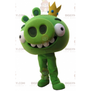 BIGGYMONKEY™ Angry Birds mascot costume. Green Pig BIGGYMONKEY™