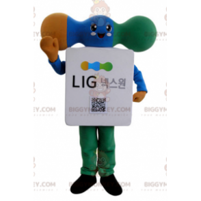 Costume da mascotte BIGGYMONKEY™ con modem a componenti