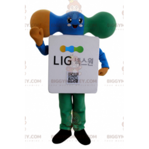 Costume de mascotte BIGGYMONKEY™ de modem de composant