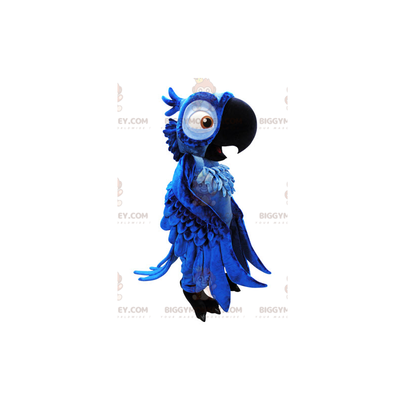 BIGGYMONKEY™ maskotkostume af den berømte blå papegøje fra Blu