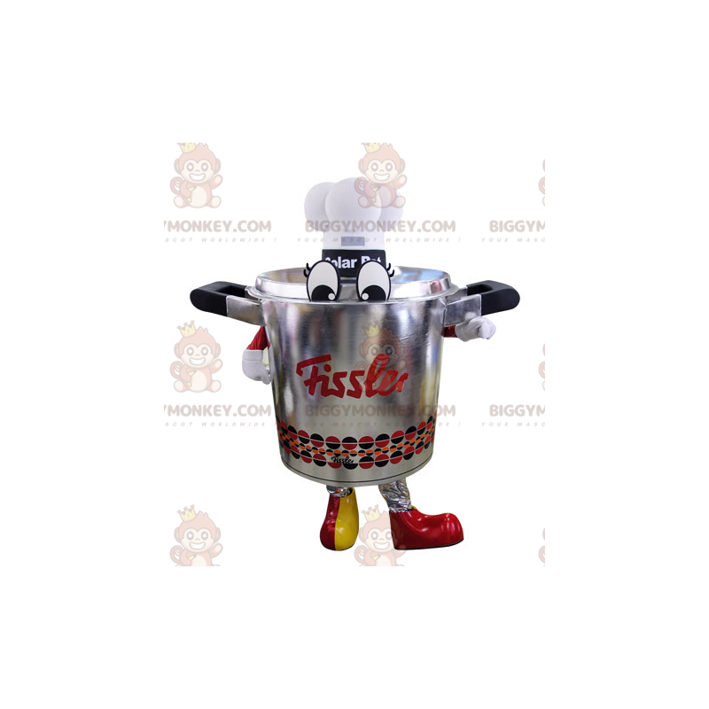 Traje de mascote BIGGYMONKEY™ para Fogão Gigante Cor de Aço