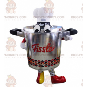 Kostým maskota BIGGYMONKEY™ z nerezové oceli obří vařič na