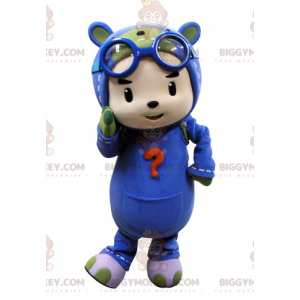 BIGGYMONKEY™ costume mascotte di un bambino vestito da