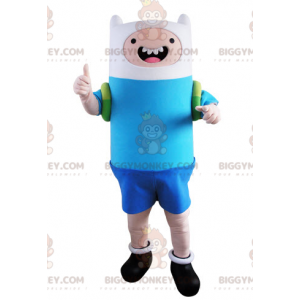 Disfraz de mascota BIGGYMONKEY™ para niño Vestir en azul y