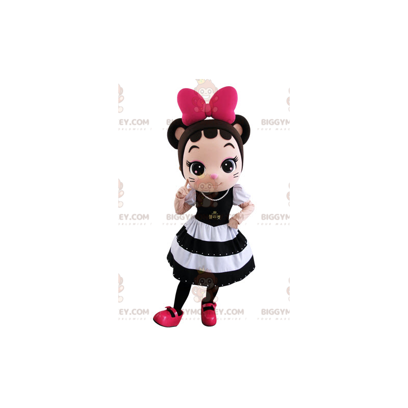 Very Stylish Mouse Girl BIGGYMONKEY™ Mascot Costume With