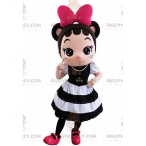 Costume de mascotte BIGGYMONKEY™ de fillette de souris très