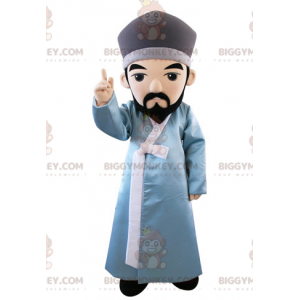 Costume de mascotte BIGGYMONKEY™ d'homme barbu habillé en