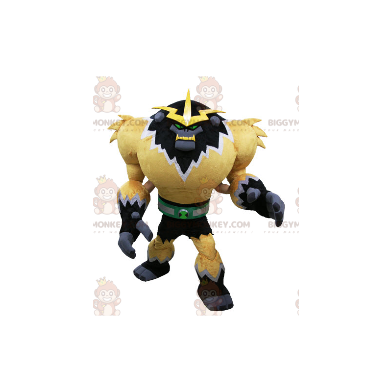 Video Game Monster BIGGYMONKEY™ Mascot Costume. Futuristic