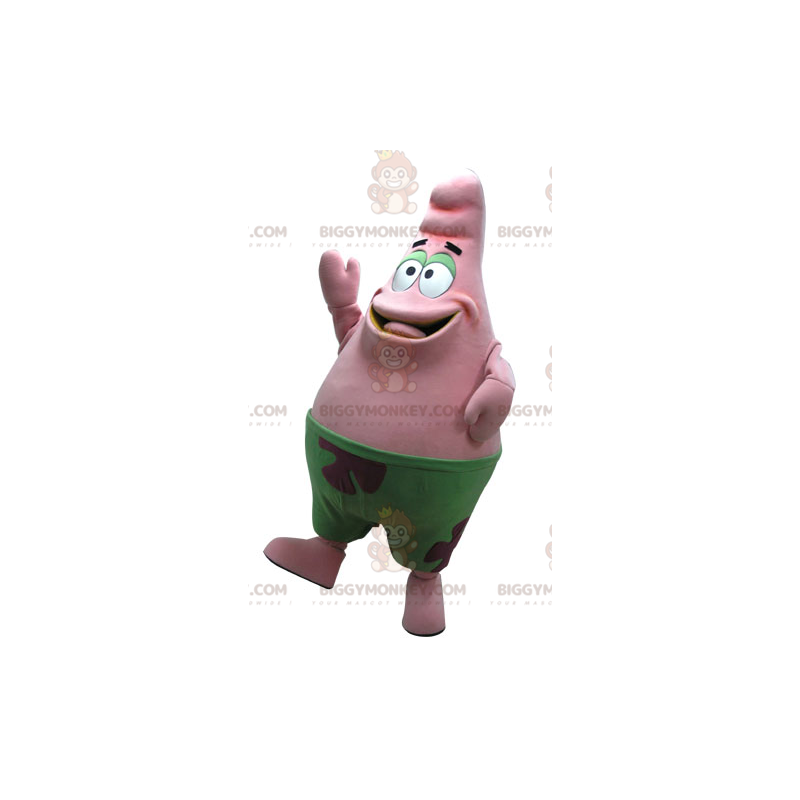 Kostým maskota kamaráda BIGGYMONKEY™ Patrick Starfish Pink