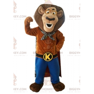 Costume de mascotte BIGGYMONKEY™ du lion Alex du dessin animé