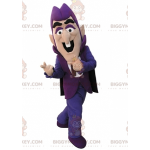 Disfraz de mascota BIGGYMONKEY™ de Purple Man vestido de morado