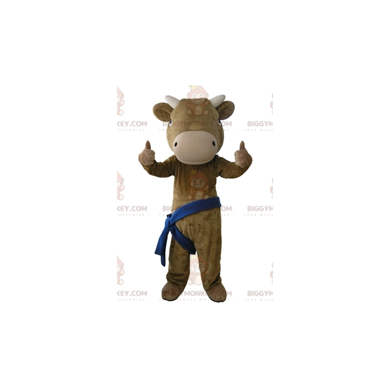 BIGGYMONKEY™ Costume mascotte mucca gigante e molto realistico