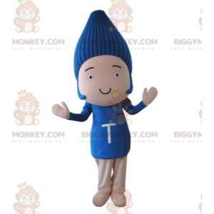 Fantasia de mascote Baby Doll BIGGYMONKEY™ com cabelo azul –