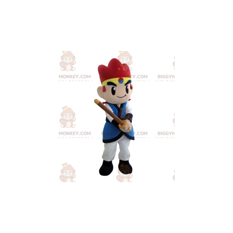 Video game character BIGGYMONKEY™ mascot costume. Manga