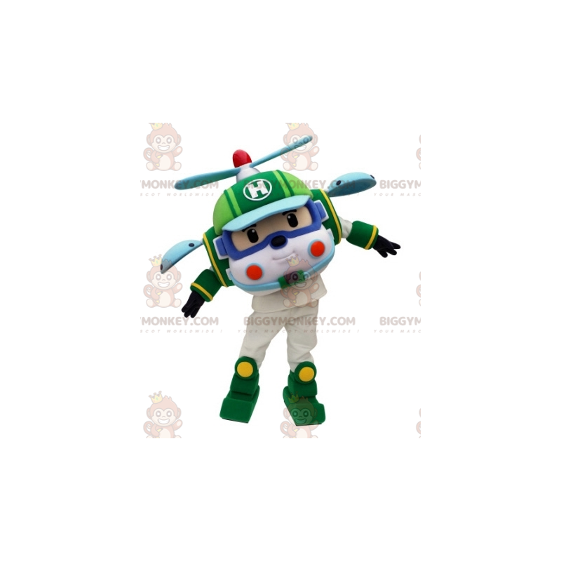 Speelgoedhelikopter BIGGYMONKEY™ mascottekostuum voor kinderen