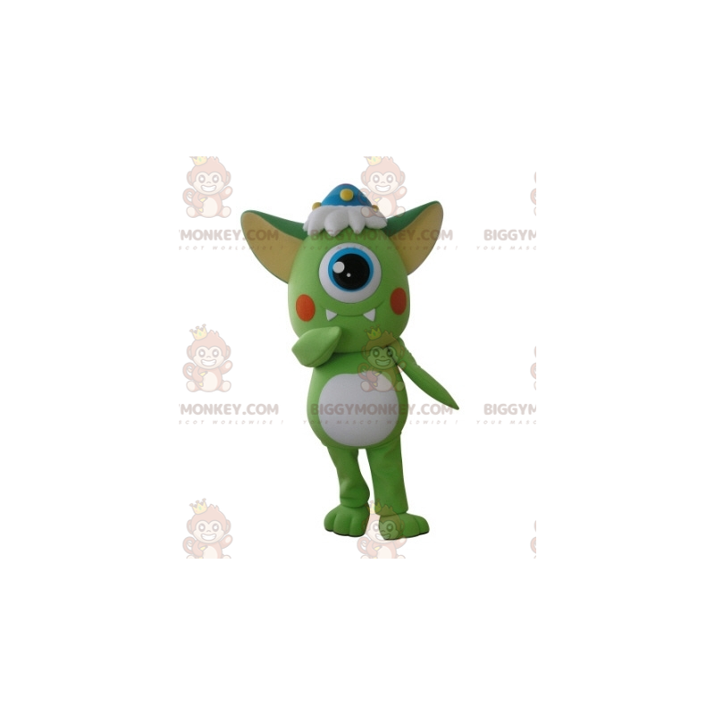 Kostým maskota Cyclops Green Alien BIGGYMONKEY™ –