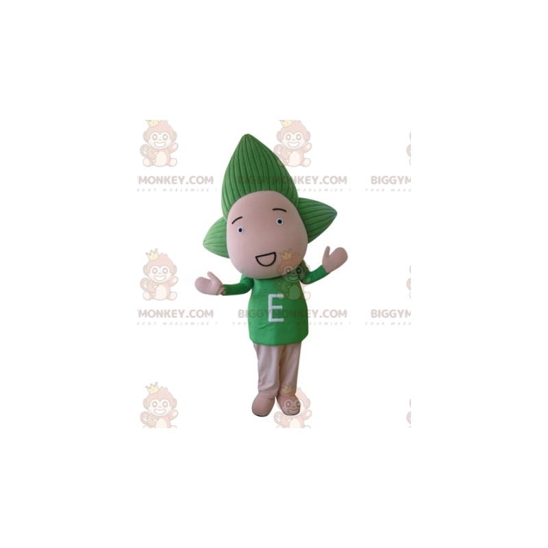 Baby Doll BIGGYMONKEY™ Mascot Costume with Green Hair –