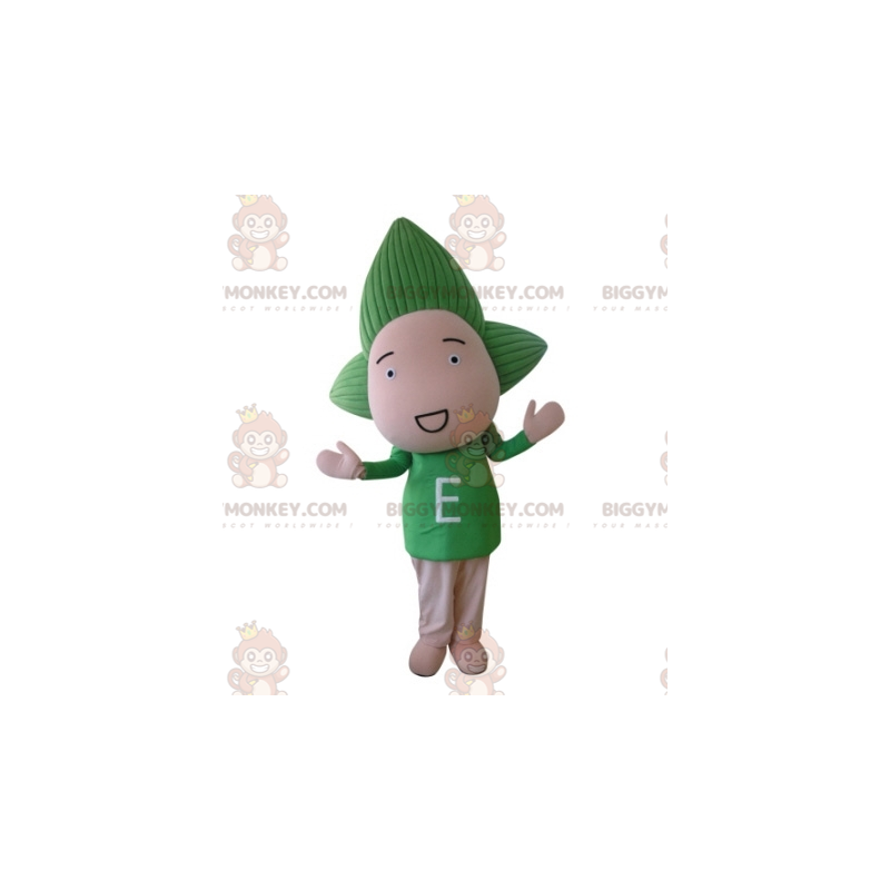 Baby Doll BIGGYMONKEY™ Mascot Costume with Green Hair -