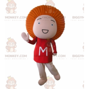 Disfraz de mascota Baby Doll BIGGYMONKEY™ con pelo naranja -