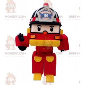 Kostým maskota hasičského auta BIGGYMONKEY™ Transformers –