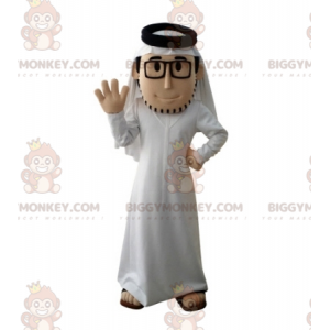 Costume da mascotte del Sultano barbuto BIGGYMONKEY™ con abito
