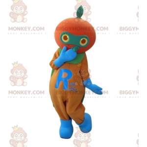 Disfraz de mascota BIGGYMONKEY™ naranja mandarina gigante -