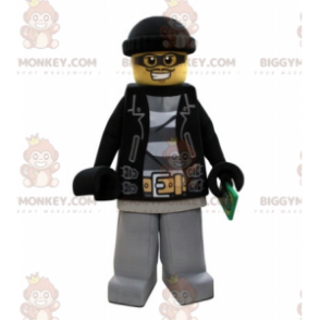 lego BIGGYMONKEY™ mascottekostuum verkleed als bandiet met muts
