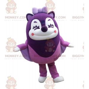 BIGGYMONKEY™ Costume da mascotte da scoiattolo volante viola
