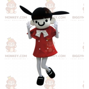 Costume da mascotte BIGGYMONKEY™ da ragazza marrone con