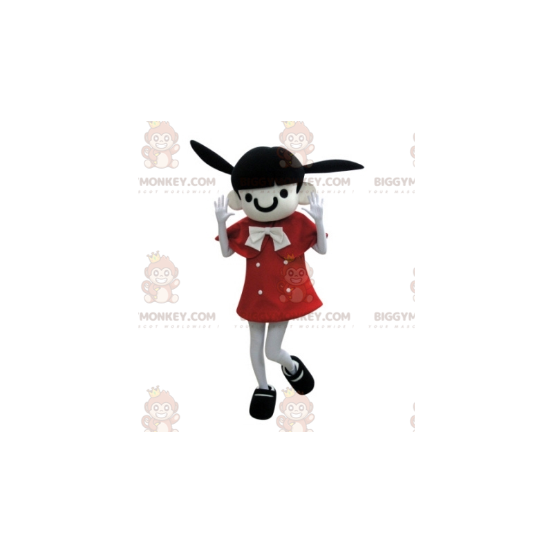 Bruin BIGGYMONKEY™ mascottekostuum voor meisjes met ezelsoren -