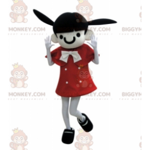 Costume da mascotte BIGGYMONKEY™ da ragazza marrone con