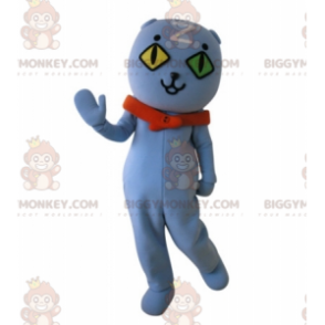 Costume da mascotte del gatto dagli occhi strani BIGGYMONKEY™.