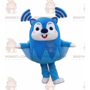 Costume de mascotte BIGGYMONKEY™ d'écureuil volant bleu et