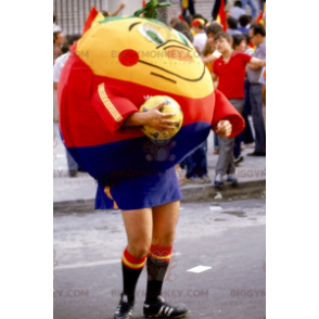 Giant Tangerine Orange BIGGYMONKEY™ Mascot Costume In