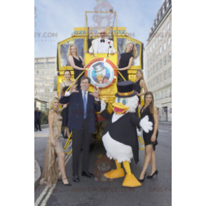 Fato de mascote do Pato Donald Pato Gigante BIGGYMONKEY™ –